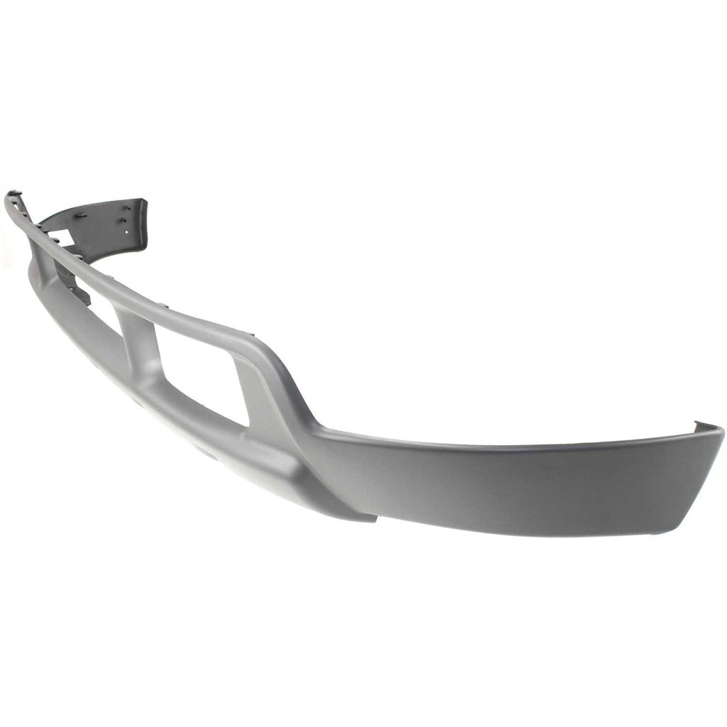 Front Bumper Chrome Steel + Upper & Lower Valance For 2001-2004 Ford Super Duty
