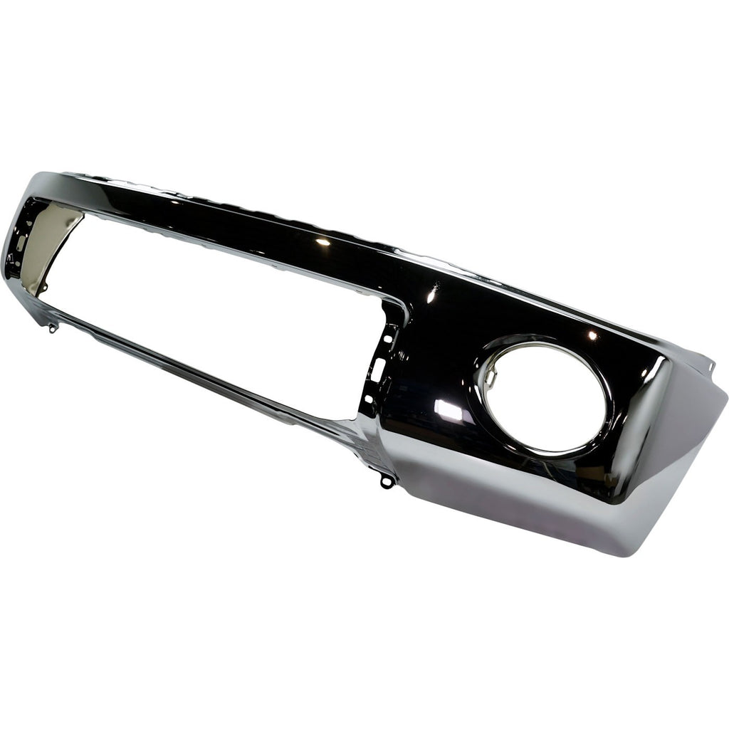 Front Bumper Chrome + Upper Cover + Lower Valance For 2010-2013 Toyota Tundra
