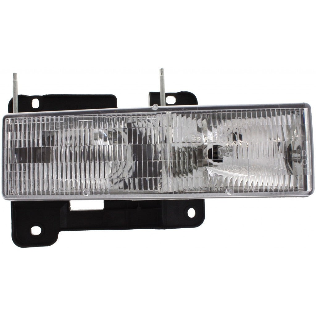 Front Grille + Headlights + Side Marker Lights For 1994-2000 Chevy C/K-Series