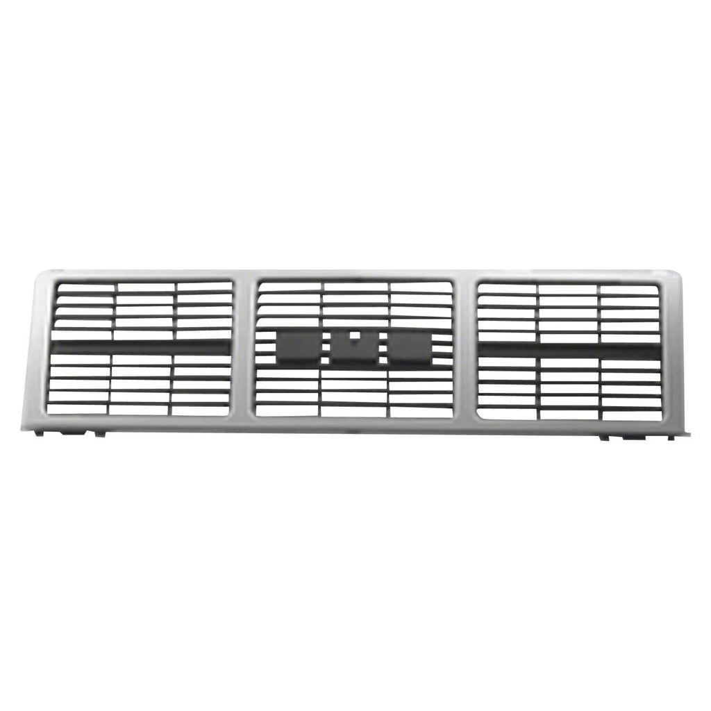 Grille Silver + Headlight Bezels For 1985-1988 GMC C/K Series Pickup Suburban
