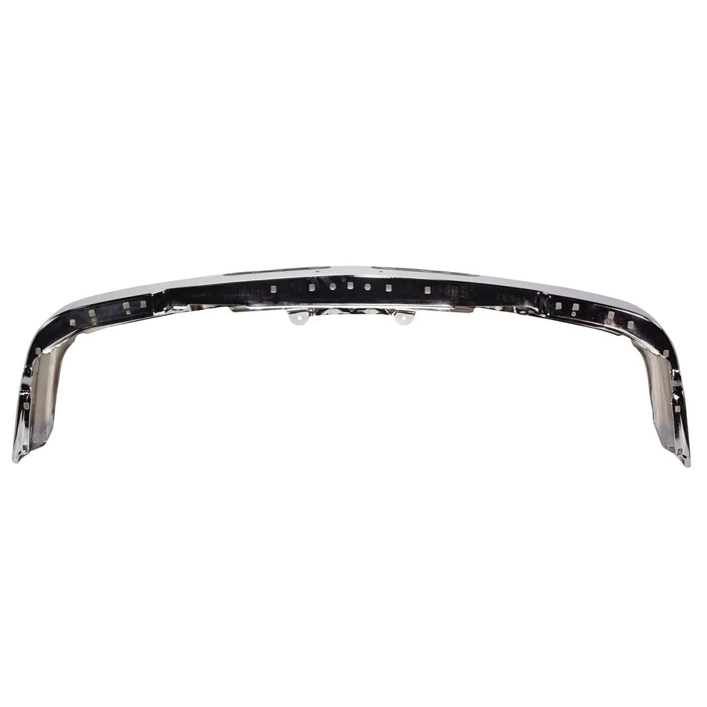 Front Chrome Bumper Kit + Brackets + Grille For 2003-2006 Chevy Silverado 1500