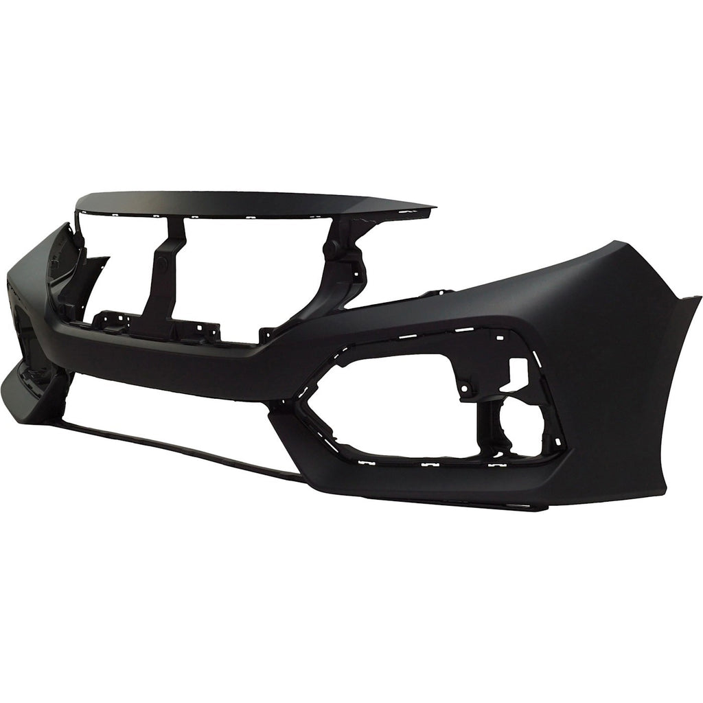 NEW Front Bumper Cover Primed For 2017-2019 Honda Civic Hatchback