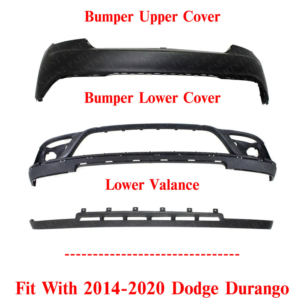 Front Bumper Cover Kit For 2014-2020 Dodge Durango
