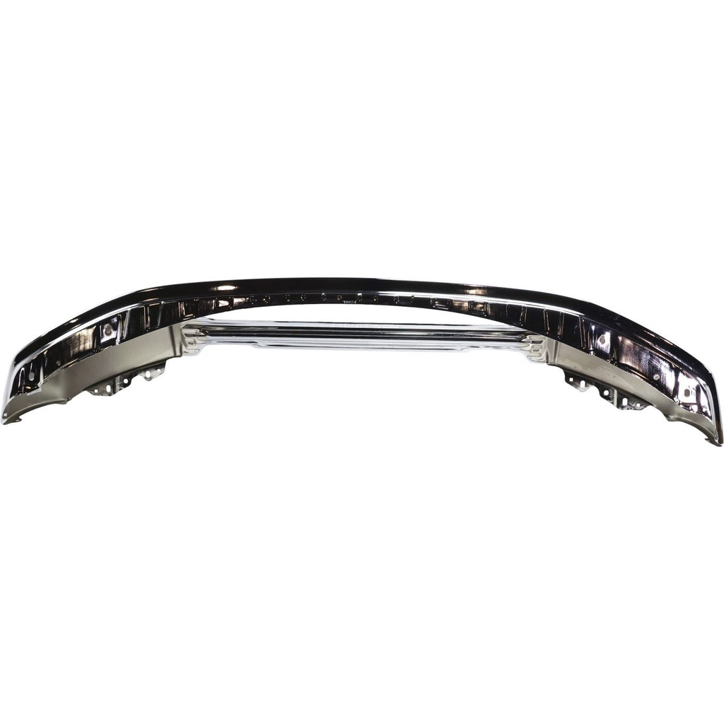 Front Bumper Chrome + Upper Cover + Lower Valance For 2010-2013 Toyota Tundra