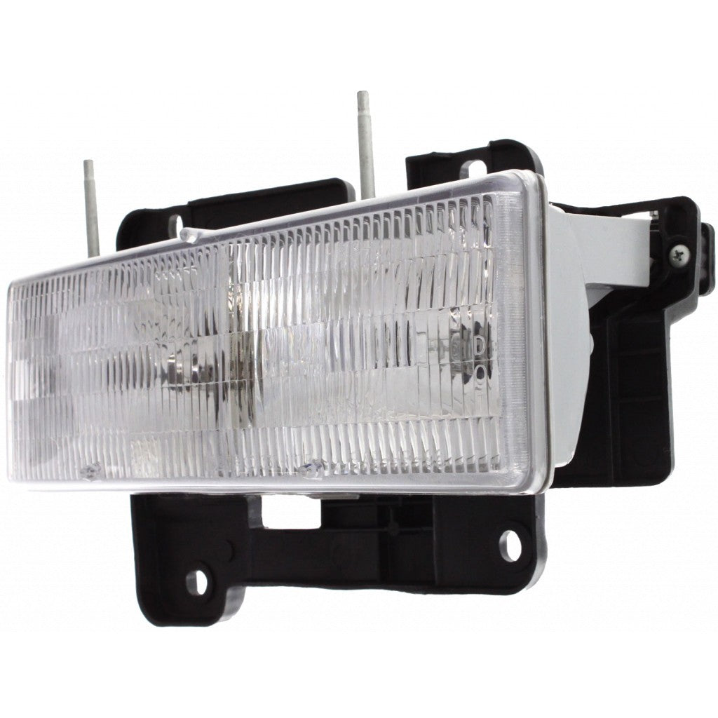 Front Grille + Headlights + Side Marker Lights For 1994-2000 Chevy C/K-Series