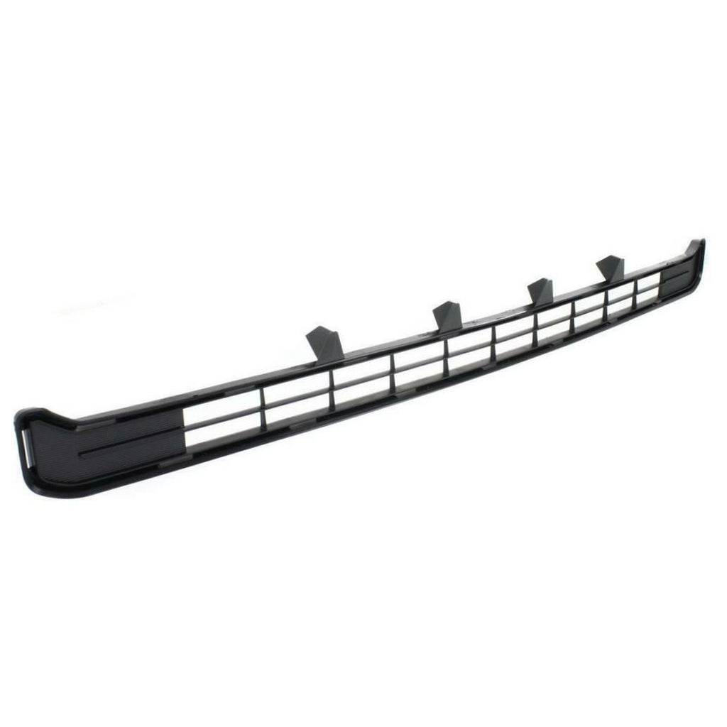 Front Bumper Cover & Grille Textured + End Caps Chrome For 2014-21 Toyota Tundra