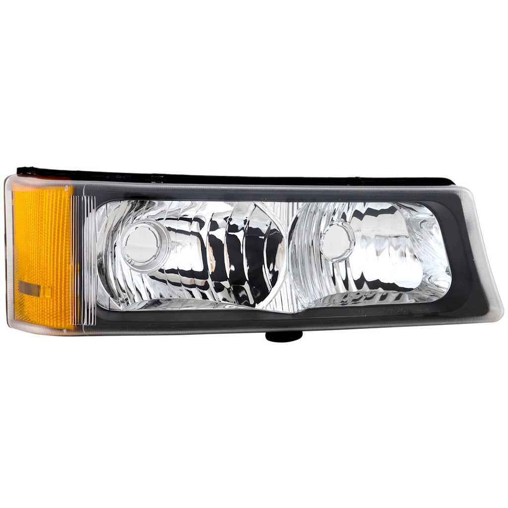 Front Chrome Bumper + Grille + Headlights For 2003-2006 Chevy Silverado 2500HD