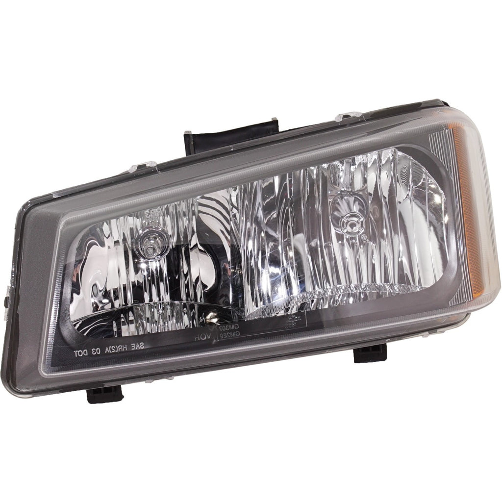 Front Chrome Bumper + Grille + Headlights For 2003-2006 Chevy Silverado 2500HD