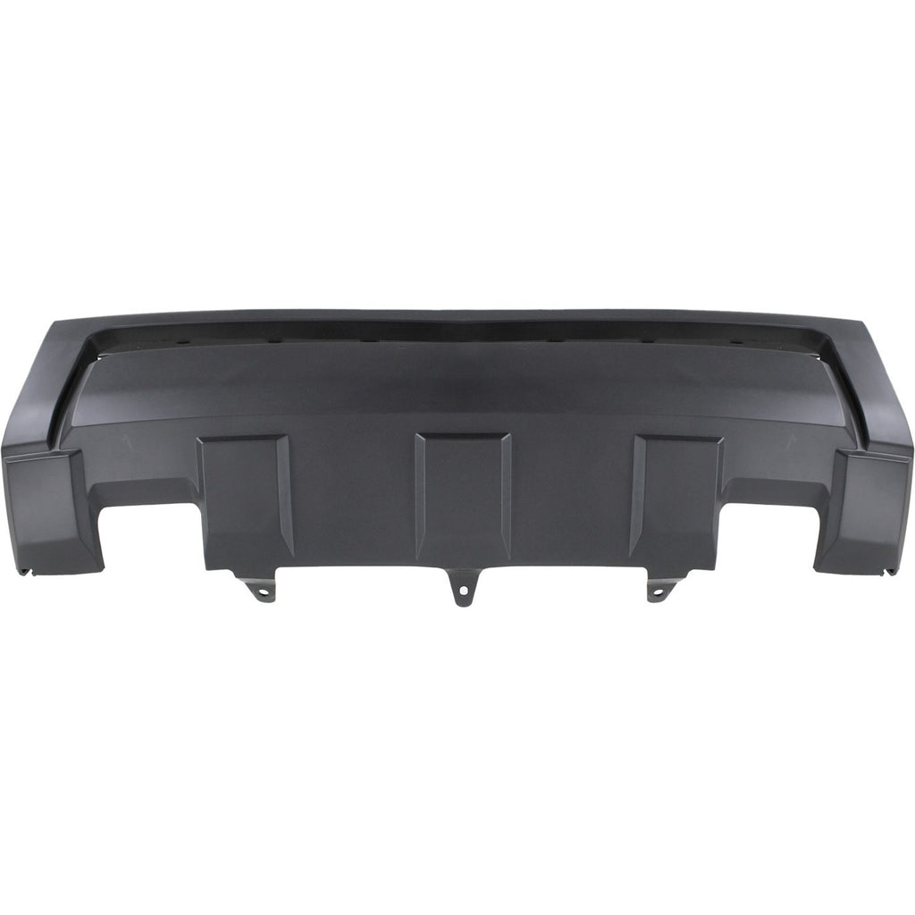 Front Bumper Cover & Grille Textured + End Caps Chrome For 2014-21 Toyota Tundra
