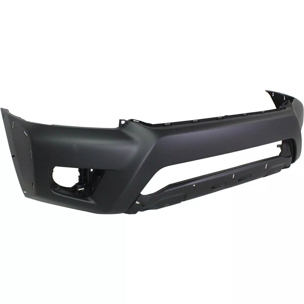 Front Bumper Cover + Lower Grille Textured For 2012-2015 Toyota Tacoma
