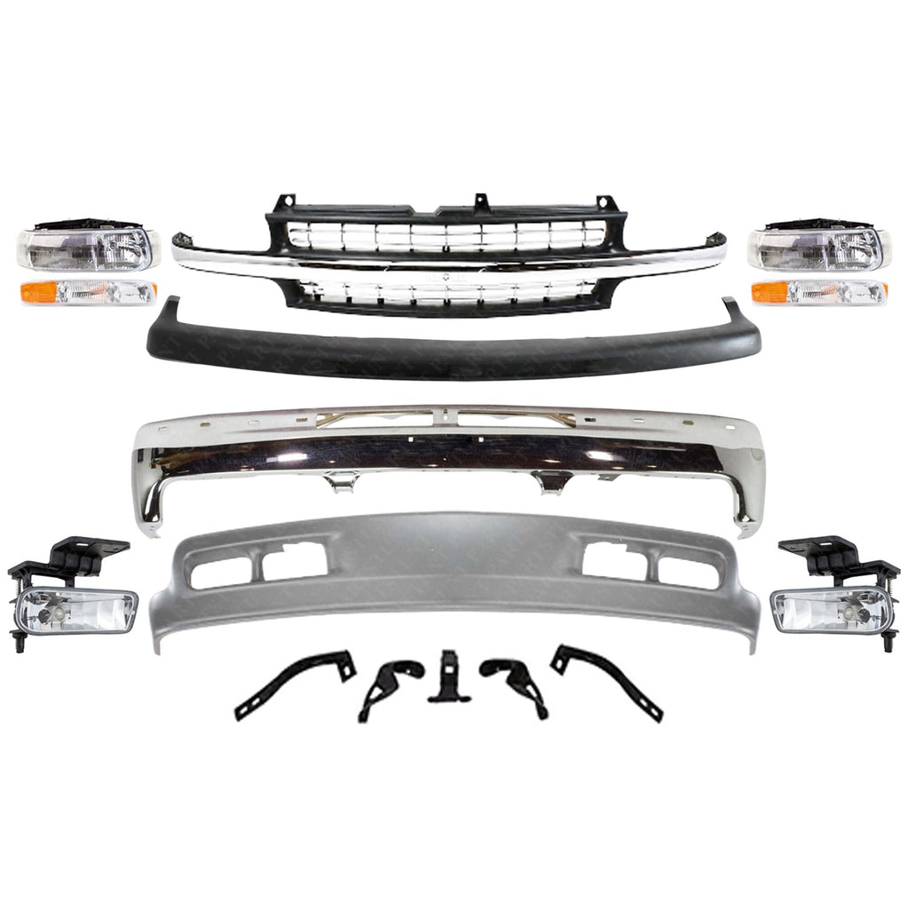 Front Bumper Kit For 1999-2002 Chevrolet Silverado 1500 /2000-06 Suburban /Tahoe