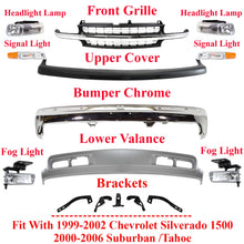 Load image into Gallery viewer, Front Bumper Kit For 1999-2002 Chevrolet Silverado 1500 /2000-06 Suburban /Tahoe