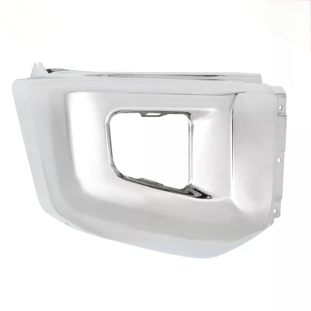 Front Bumper Cover & Grille Textured + End Caps Chrome For 2014-21 Toyota Tundra