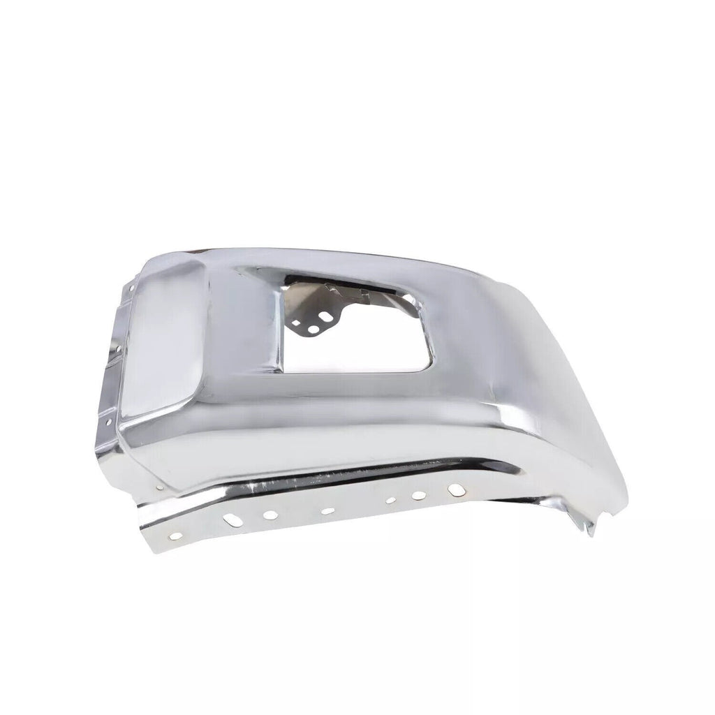 Front Bumper Cover & Grille Textured + End Caps Chrome For 2014-21 Toyota Tundra