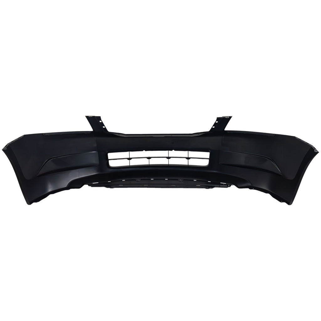 Front Bumper Cover Primed w/o Fog Light Holes For 2008-2010 Honda Accord Sedan