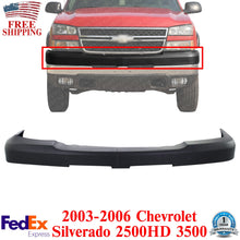 Load image into Gallery viewer, Front Bumper Upper Cover Textured For 2003-2006 Chevrolet Silverado 2500HD 3500