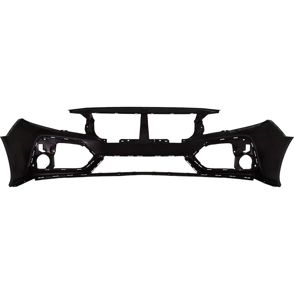 NEW Front Bumper Cover Primed For 2017-2019 Honda Civic Hatchback