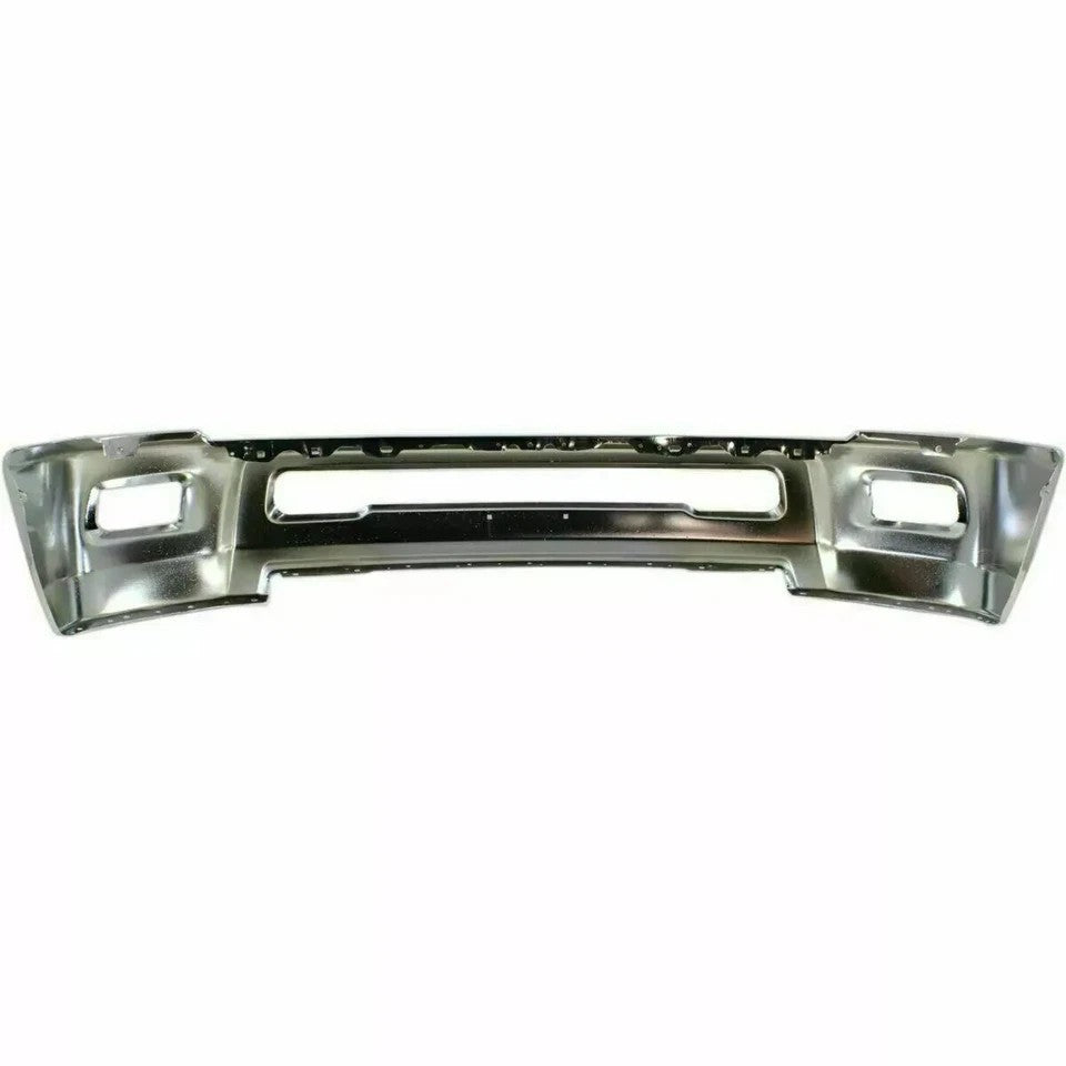 Front Bumper Chrome + Valance Fog Brackets For 2010-2012 Dodge Ram 2500 3500 4WD