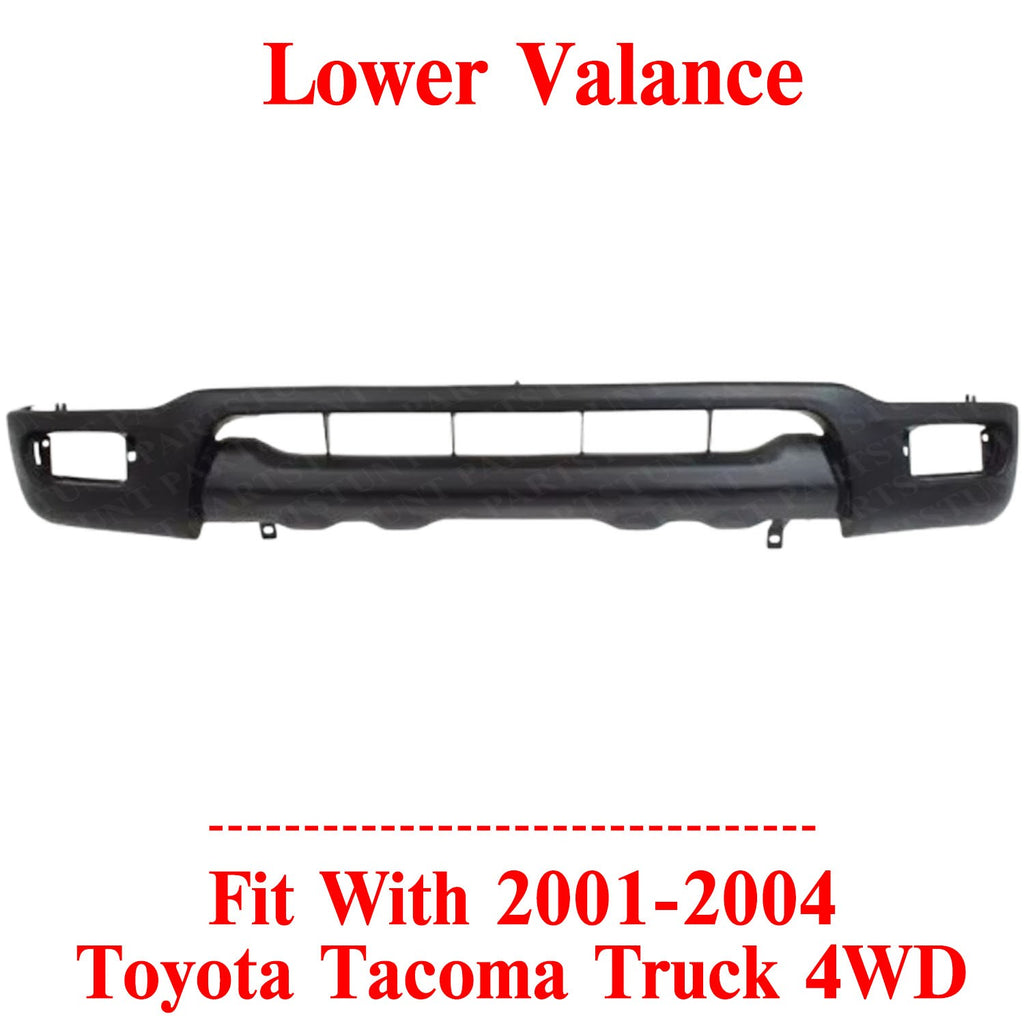 New Textured - Front Bumper Lower Valance For 2001-2004 Toyota Tacoma Truck