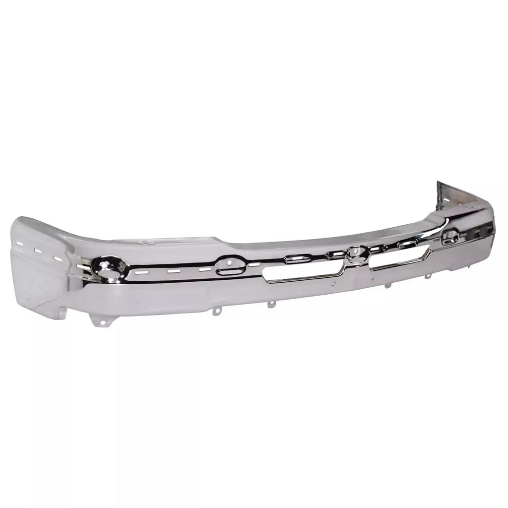 Front Bumper Chrome Steel Kit w/ Brackets For 2003-2006 Chevrolet Silverado 1500