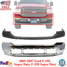 Load image into Gallery viewer, Front Bumper Cover Kit For 2005-2007 Ford F-250 Super Duty and F-350 Super Duty
