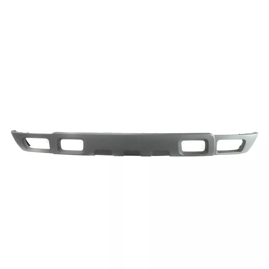 Front Bumper Chrome Steel + Grille with Headlight Kit For 2003-06 Silverado 1500