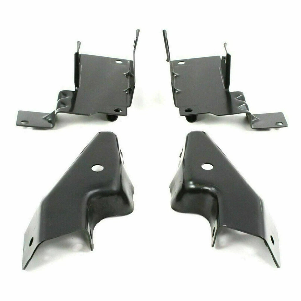 Front Chrome Bumper Kit with brackets For 2003-2006 Chevy Silverado 2500HD 3500