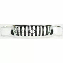 Load image into Gallery viewer, Front Bumper Chrome Complete Kit + Grille Lights For 2001-2004 Toyota Tacoma