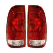 Load image into Gallery viewer, Tail Light LH + RH Clear &amp; Red Lens For 1997-2003 Ford F-150 / 99-07 Super Duty