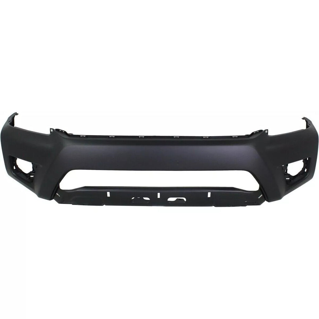 Front Bumper Cover + Lower Grille Textured For 2012-2015 Toyota Tacoma