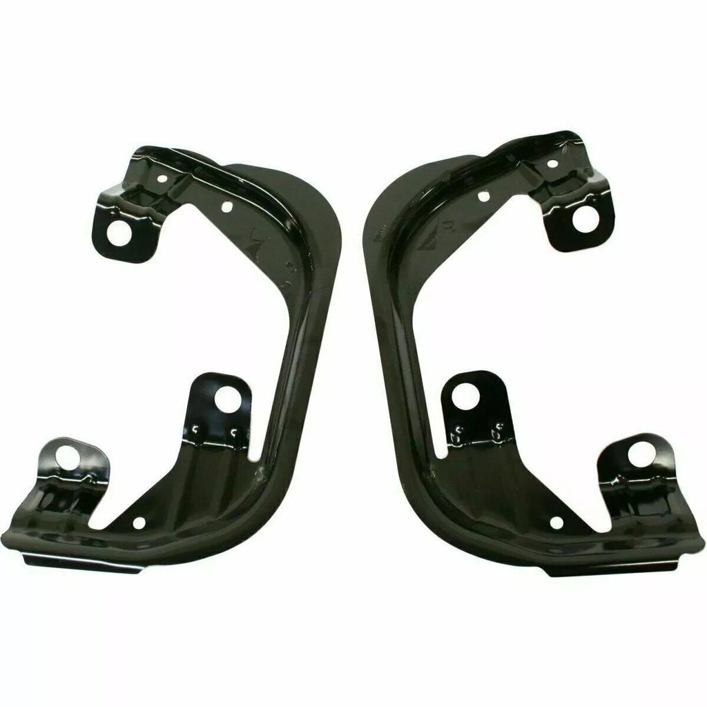 Front Bumper Chrome + Valance Fog Brackets For 2010-2012 Dodge Ram 2500 3500 4WD