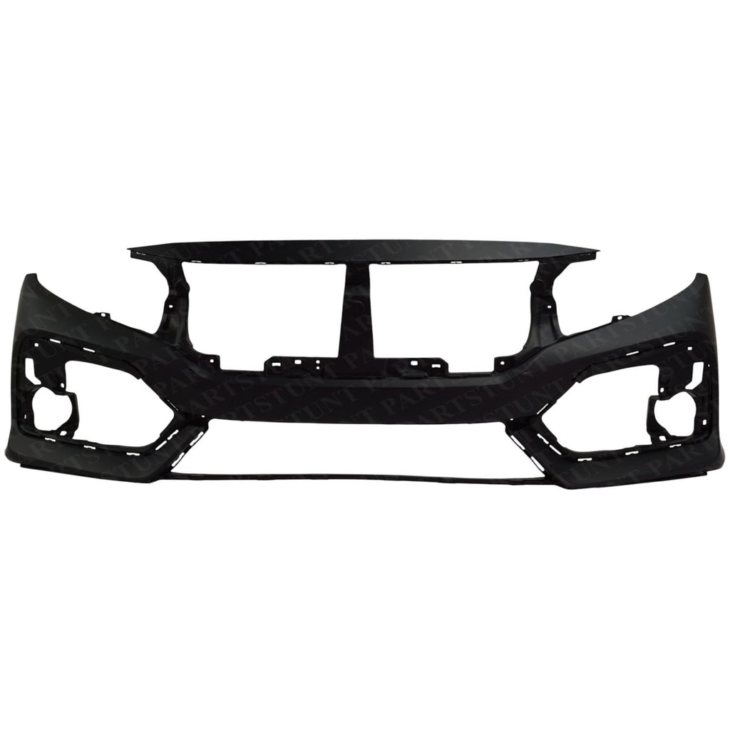 NEW Front Bumper Cover Primed For 2017-2019 Honda Civic Hatchback