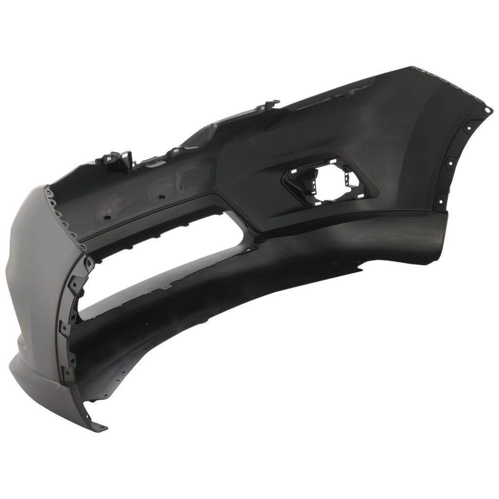 Front Bumper Cover Primed + Grille Assembly Kit For 2014-2016 Nissan Rogue