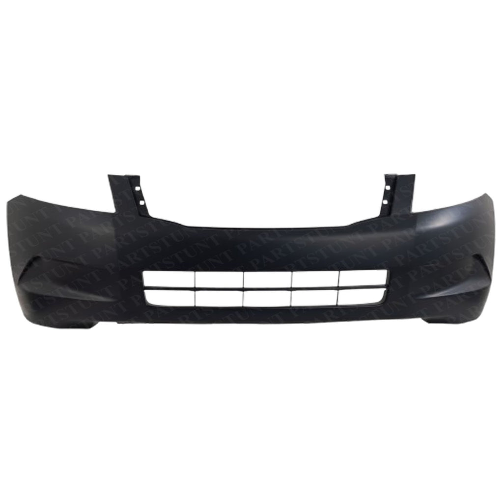 Front Bumper Cover Primed w/o Fog Light Holes For 2008-2010 Honda Accord Sedan