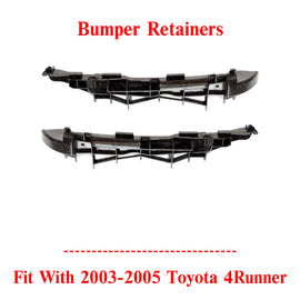 Front Bumper Retainer Set Driver and Passenger Side For 2003-2005 Toyota 4Runner