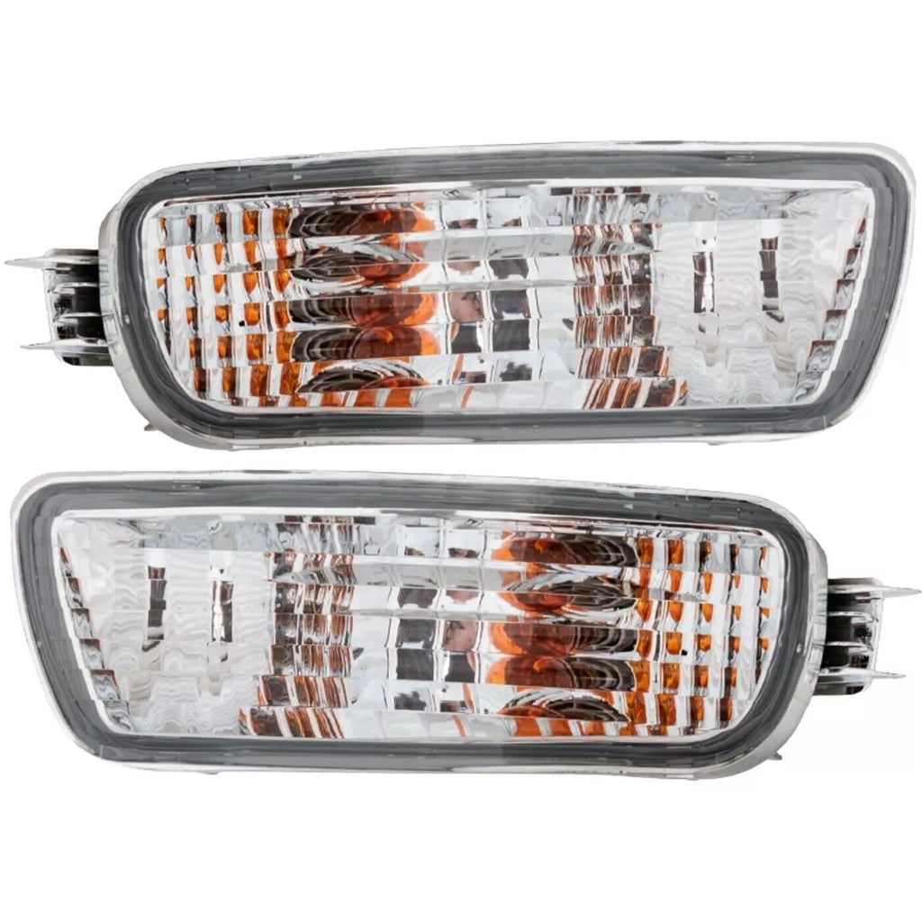 Front Primed Bumper Kit + Grille +Headlights Kit For 2001-2004 Toyota Tacoma 4WD