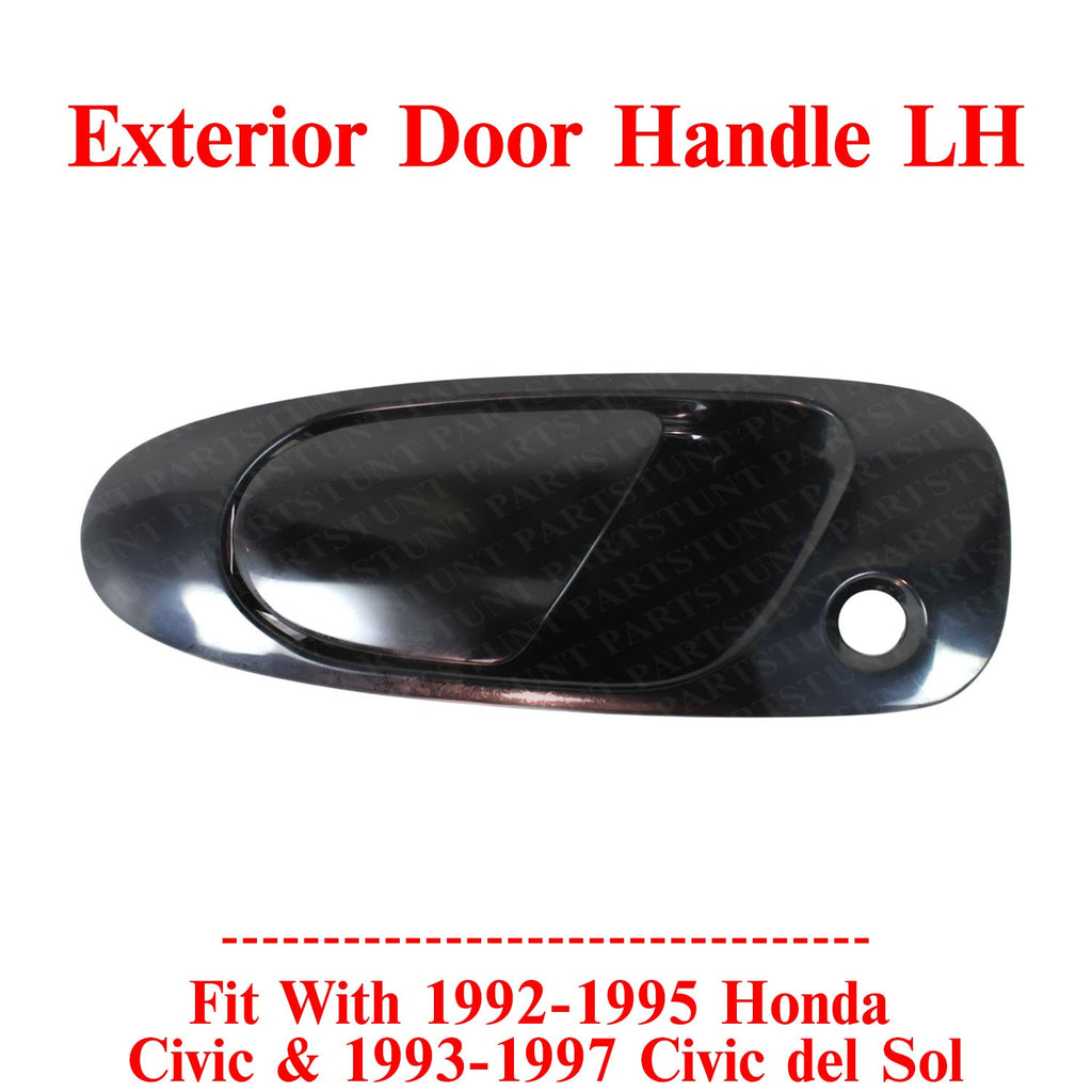 Front Driver Exterior Door Handle For 1992-95 Honda Civic 1993-97 Civic del Sol