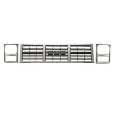 Load image into Gallery viewer, Grille Silver + Headlight Bezels For 1985-1988 GMC C/K Series Pickup Suburban