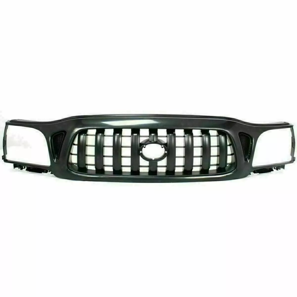 Front Bumper Primed Kit With Brackets +Grille+Filler For 2001-2004 Toyota Tacoma