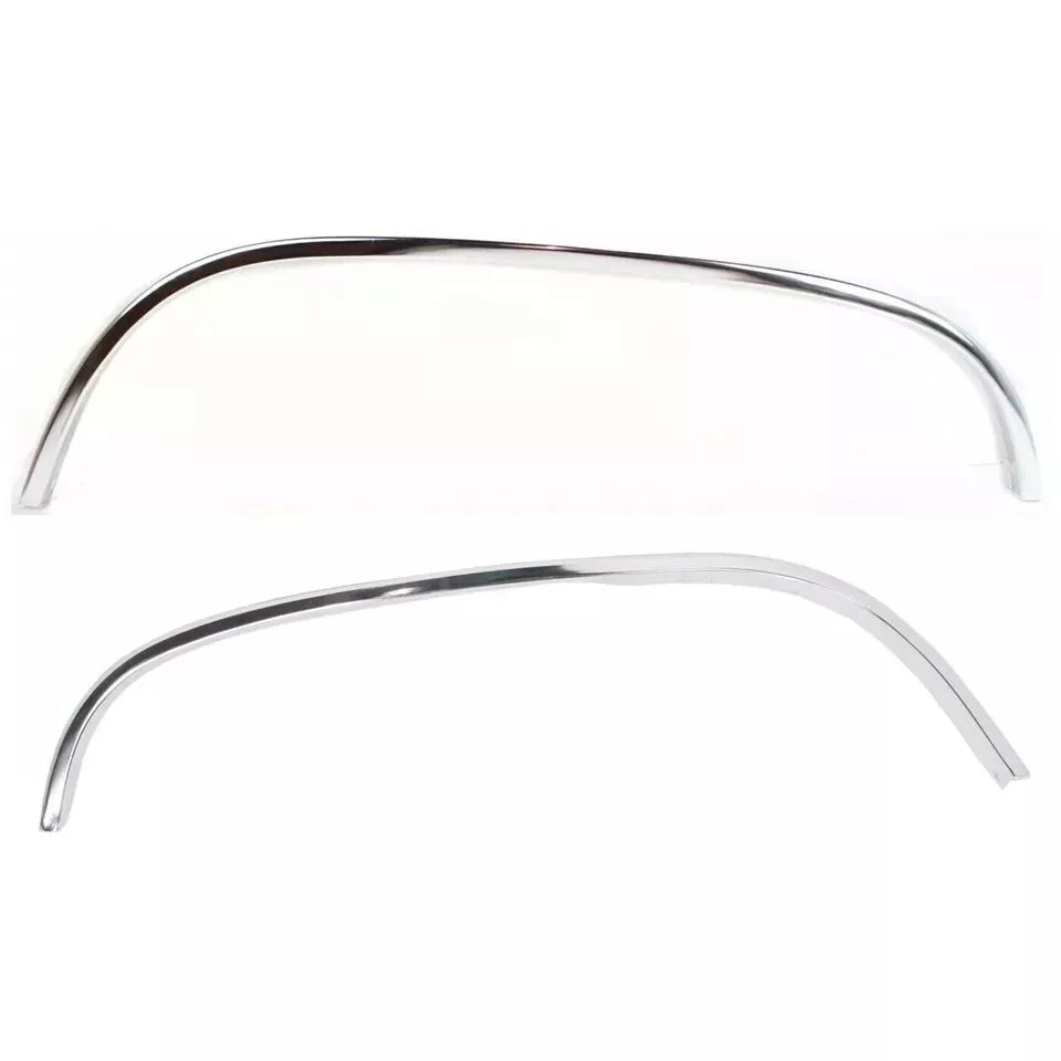 Front&Rear Fender Chrome Trim Moldings LH&RH For 1988-2000 Chevy &GMC C/K Series
