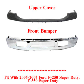 Front Bumper Cover Kit For 2005-2007 Ford F-250 Super Duty and F-350 Super Duty